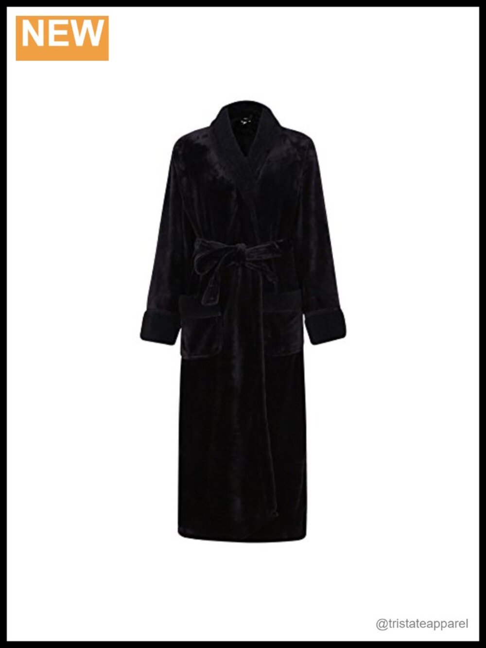 Womens Plush Fleece Bathrobe Soft Warm Cozy Long Sleeve Robe Sleepwear